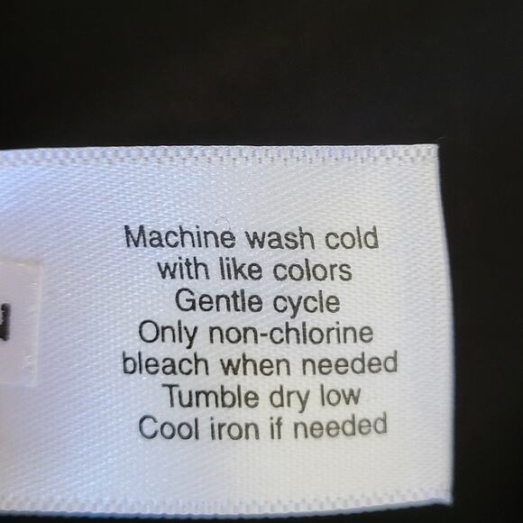 Lane Bryant Sz 18/20 long Cardigan Jacket Jersey Open Unique Long Sleeve Black - Picture 14 of 14